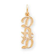 14K Gold Dad Charm