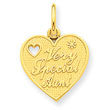 14K Gold Very Special Aunt Charm