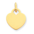 14K Gold Heart Charm