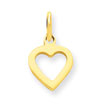 14K Gold Heart Charm