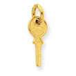14K Gold Small Key Charm
