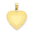 14K Gold Heart Pendant