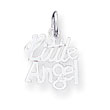 14K White Gold Little Angel Charm