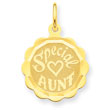 14K Gold  Special Aunt Charm