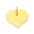 14K Gold Heart Charm