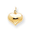 14K Gold Heart Charm