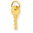 14K Gold Key Charm