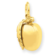 14K Gold Peach Charm