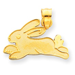 14K Gold Rabbit Charm
