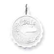 Sterling Silver A Date To Remember Disc Charm