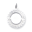 Sterling Silver Happy Anniversary Disc Charm