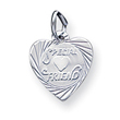 Sterling Silver Special Friend Disc Charm