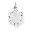 Sterling Silver Sweet Sixteen Disc Charm