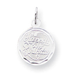 Sterling Silver Happy Birthday Disc Charm