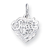 Sterling Silver Sweet 16 Charm