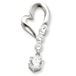 Sterling Silver CZ Pendant