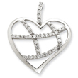 Sterling Silver CZ Pendant