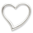 Sterling Silver Heart Slide