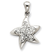 Sterling Silver Swarovski Crystal Star Pendant