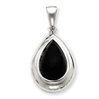 Sterling Silver Onyx Pendant