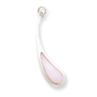Sterling Silver Pink Mother Of Pearl Pendant
