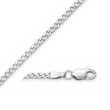14K White Gold 4.3mm Curb Chain