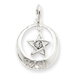 Sterling Silver With Swarovski Crystal Wish Star Pendant