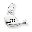 Sterling Silver Antiqued Whale Charm