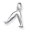 Sterling Silver Yoga Charm