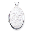 Sterling Silver Oval Locket