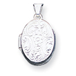Sterling Silver Oval Locket