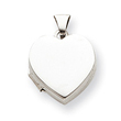 Sterling Silver Plain  Heart Locket