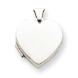 Sterling Silver Plain Heart Locket