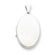Sterling Silver Polished 2-Frame Oval Locket