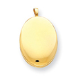 14K Gold Filled 2-Frame Oval Locket