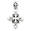 Sterling Silver Antiqued Gothic Pendant