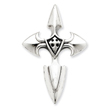 Sterling Silver Gothic Cross Pendant