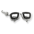 Sterling Silver Enameled Sunglasses Charm