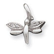 Sterling Silver Dragonfly CZ Pendant