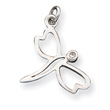 Sterling Silver CZ Dragonfly Pendant