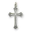 Sterling Silver Antiqued Cross Pendant