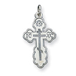 Sterling Silver Eastern Orthodox Cross Charm