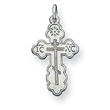 Sterling Silver Eastern Orthodox Cross Charm