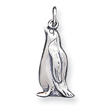 Sterling Silver Antiqued Penguin Charm