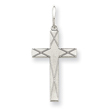 Sterling Silver Laser Designed Cross Charm