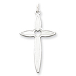 Sterling Silver Laser Designed Cross Pendant