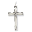 Sterling Silver Laser Designed Cross Pendant