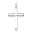 Sterling Silver Laser Designed Cross Pendant
