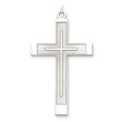 Sterling Silver Laser Designed Cross Pendant