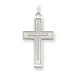 Sterling Silver Laser Designed Cross Charm